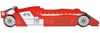 Rennwagen-Bett 90x200 cm Rot Bild 3
