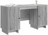 vidaXL Schreibtisch Grau Sonoma Holzwerkstoff 142,5 x 50 x 75 cm 3414573 Bild 3