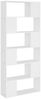 vidaXL Bücherregal Raumteiler Weiß 80x24x186 cm Holzwerkstoff 809152 Bild 2