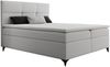 Stylefy Libretto Boxspringbett 200x200 cm Strukturstoff Schwarz Bild 2