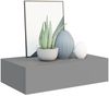 vidaXL Wandregale mit Schubladen 2 Stk. Grau 40x23,5x10 cm MDF 330246 Bild 3