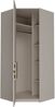 FORTE Eckkleiderschrank Oak Squere B/H/T 88,5/197,4/88,5 cm Eckschrank, Softclose, inklusive Beleuchtung Bild 4