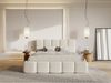 Selsey 'Cloudy' Polsterbett 160x200 mit Bouclé-Bezug, hellbeige Bild 3