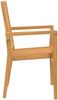 vidaXL Gartenstühle 8 Stk. Stapelbar 56,5x57,5x91 cm Massivholz Teak 3157903 Bild 5