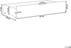 Bettschublade 2er Set RUMILLY Holz Dunkler Holzfarbton Bild 2