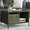 vidaXL Couchtisch Olivgrün 68,5x50x43,5 cm Kaltgewalzter Stahl 851284 Bild 4