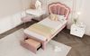 MODFU Polsterbett Kinderbett Jugendbett (Einzelbett, ohne Matratze,90 x 200cm), mit Schubladen, verstellbarem Kopfteil und APP-gesteuerter LED Bild 4