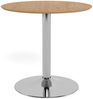 ACTONA GROUP Bartisch Ibiza, Bistrotisch, Tisch,Eiche,Chrom Stahl,80x74 cm Bild 4