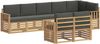 vidaXL Outdoor-Sofagarnitur 8 pcs Weiß und Anthrazit 3392027 Bild 2