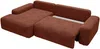 Vente-unique - DAVISO Sofa Stoff Rot - B 162 cm x H 87 cm x L 264 cm Bild 5