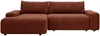 Vente-unique - DAVISO Sofa Stoff Rot - B 162 cm x H 87 cm x L 264 cm Bild 3