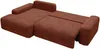 Vente-unique - DAVISO Sofa Stoff Rot - B 162 cm x H 87 cm x L 264 cm Bild 5