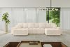 ALTDECOR Wohnlandschaft ENIL-U, Couch mit Schlaffunktion, Wohnzimmer - Ecksofa, Corner Sofa Bett Eckcouch Couch U-Form Schlafcouch Ausziehbar Bild 5