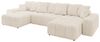 ALTDECOR Wohnlandschaft ENIL-U, Couch mit Schlaffunktion, Wohnzimmer - Ecksofa, Corner Sofa Bett Eckcouch Couch U-Form Schlafcouch Ausziehbar Bild 4