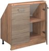 Dachschrägenschrank Rion Sonoma/Goldkraft Eiche mit 2 Türen Vicco Bild 4