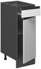 Küchenunterschrank R-Line Weiß 30 cm J-Shape AP Marmor Vicco Bild 4