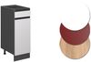 Küchenunterschrank R-Line Weiß 30 cm J-Shape AP Marmor Vicco Bild 5