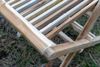 Teakholz Gartenstuhl Klappstuhl ohne Armlehnen MENORCA 39533170 Bild 5