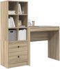 vidaXL Schreibtisch mit Schubladen mit Regal 2 pcs Sonoma-Eiche 3337315 Bild 3