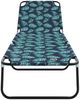 vidaXL Klappbare Sonnenliege Mehrfarbig 188 x 57 x 86,5 cm Polyester 42003145 Bild 4