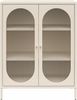 loft24 Highboard Luna, Anrichte aus Metall mit 2 Glastüren Bild 2