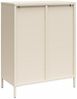 loft24 Highboard Luna, Anrichte aus Metall mit 2 Glastüren Bild 3