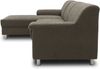 DOMO. collection Ecksofa Junin, Couch in L-Form mit Schlaffunktion, Füße mit Filzgleitern, Sofa, Polsterecke, Eckcouch, Polstergarnitur 251 x 150 x 72 cm (BxTxH), grau Bild 3