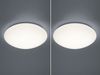LED Deckenleuchte 2er Set in Weiß IP44 Badlampen, Ø 37cm Bild 3