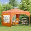 vidaXL Pop-up Partyzelt 290 x 290 x 245 cm Orange 42019866 Bild 3