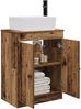 vidaXL Badezimmerschrank mit Waschbecken Altholz 54 x 35 x 83 cm 890136 Bild 3