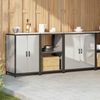 vidaXL Aufbewahrungsset für die Küche 3 pcs Silber Verzinkter Stahl 3392706 Bild 4