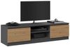 TOPESHOP LOWBOARD RTV Laminierte Spanplatte Antr/Artis 140 cm (H 36 x T 40 x B 140 cm) Bild 2