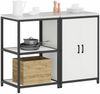 vidaXL Aufbewahrungsset für die Küche HATTEM 2 pcs Weiß 3392688 Bild 3