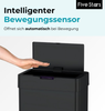 Five Stars® Mülleimer mit Sensor, Edelstahl Schwarz, 60 L, 70x41x27cm Bild 3