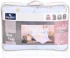 Lorelli Babybettwäsche-Set 5-tlg. Decke 140 x 95 cm Kissen 43 x 35 cm Nestchen beige Krone Bild 2