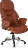 hjh OFFICE Luxus Chefsessel PRADO Kunstleder Braun Bild 4