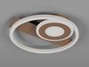 LED Decken- und Wandleuchte HORUS Metall in Coffee mit 2 Ringen, ultraflach 5cm Bild 5