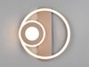 LED Decken- und Wandleuchte HORUS Metall in Coffee mit 2 Ringen, ultraflach 5cm Bild 4