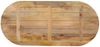 vidaXL Tischplatte 110x40x3,8 cm Oval Massivholz Mango 370135 Bild 5