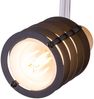 LED Deckenleuchte, Chrom, Glas, Holz, beweglich, L 28 cm Bild 4