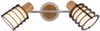 LED Deckenleuchte, Chrom, Glas, Holz, beweglich, L 28 cm Bild 3