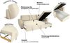 Trends by HG Ecksofa Poll L-Form, B: 245 cm, mit Bettfunktion & Bettkasten Bild 3