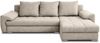 AX LIVING Manisa Wohnzimmer Couch L Form Beige mit Schlaffunktion R Bild 2