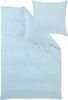 Uni-Mako-Satin - Curt Bauer Uni 135x200 + 80x80 cm-3252 azur Bild 5