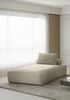 Sofa Set 2-teilig Sezlong und Sofa 3-Sitzer CELES in Stoff Opera Velvet Beige Bild 3