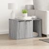 vidaXL Katzenklo Grau Sonoma 60x40x40 cm Holzwerkstoff 857729 Bild 3