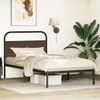 vidaXL Bettgestell ohne Matratze 100x190 cm Braun Eichen-Optik 4100301 Bild 4