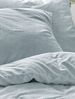Irisette Easy Soft-Seersucker Bettwäsche 155x220 Melange jade weiß 8514-20 Bild 3