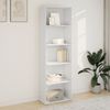 vidaXL Bücherregal Weiß 60x30x189 cm Holzwerkstoff 857917 Bild 3