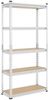 Yaheetech Standregal 75 x 30 x 153cm/90 x 30 x 180cm, Lagerregal Schwerlastregal Kellerregal mit verstellbaren MDF-Böden Bild 4